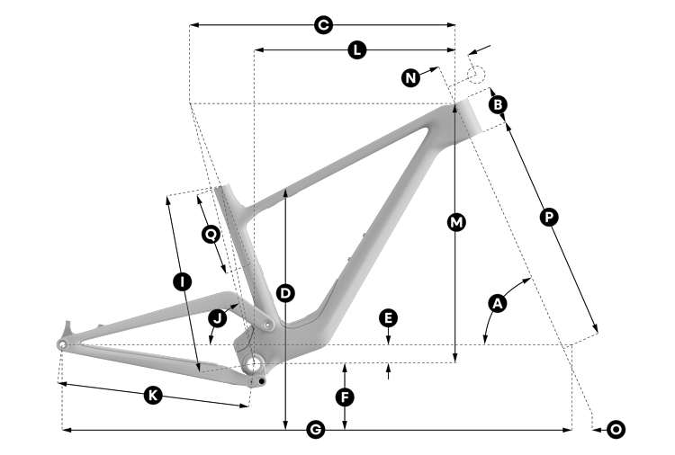 Esquema Geometría y Medidas Completas Scott Spark RC Team